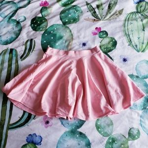 Pink skater skirt